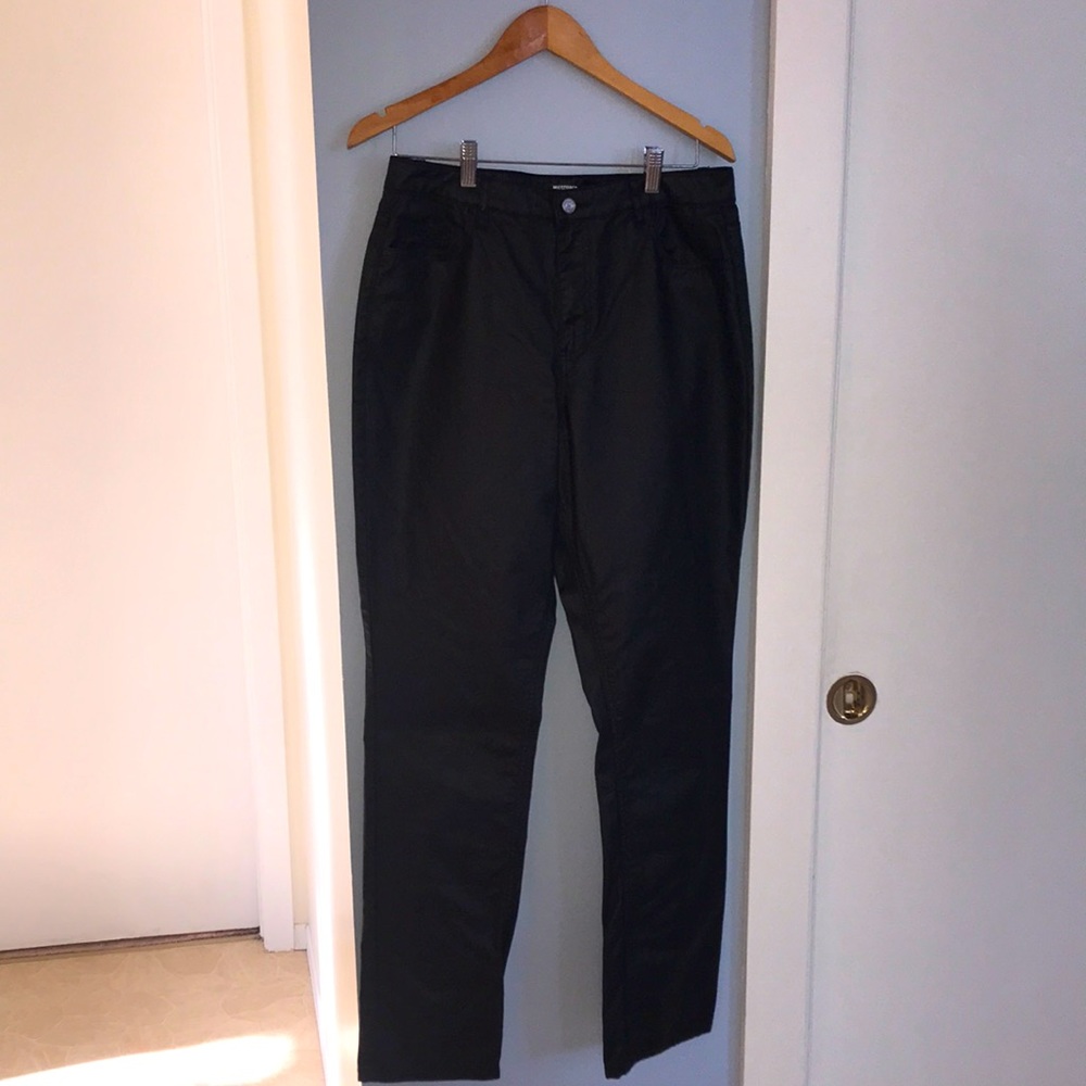 Missguided pleather jeans